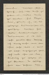 Nachlass Franz Steindachner, Brief (unvollständig) von Höhnel an Franz Steindachner (30.07.1905), Inv.Nr. 230.05, Seite 4